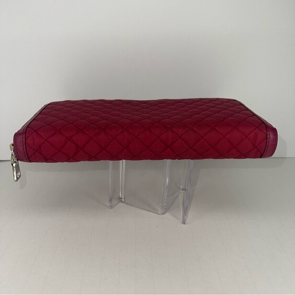 🩷PRADA | Tessuto Nylon Quilted Continental Flap Wallet Ibisco | Beautiful!! 💕 - Picture 6 of 16